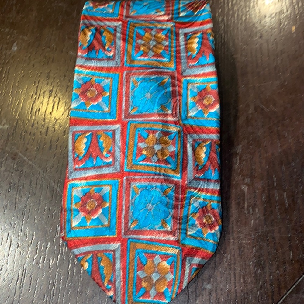 Monsieur Givenchy blue flowers tie